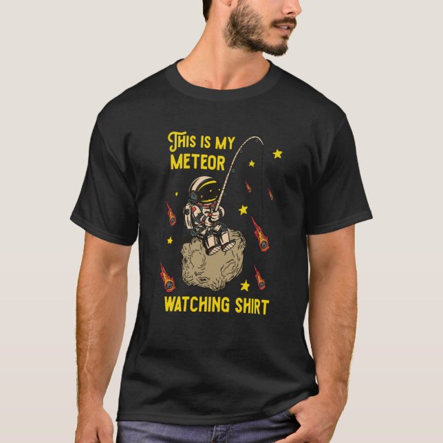 Camiseta Este É o Meu Asteroide de Rocha de Observação de M (Frente)
