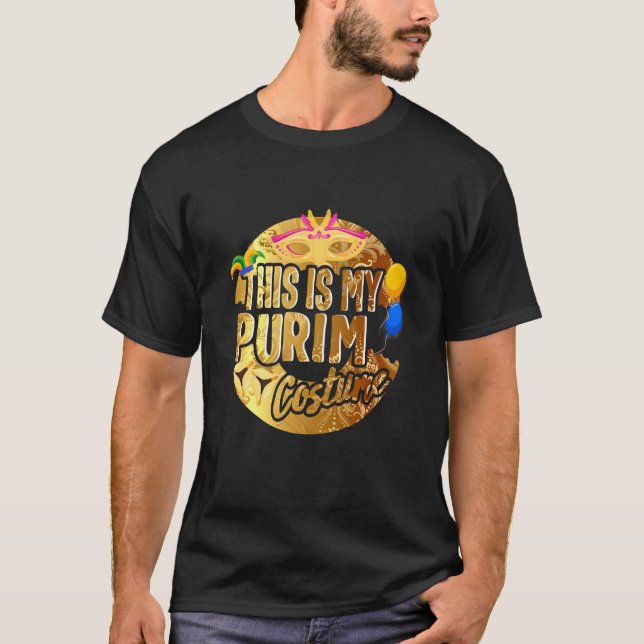 Camiseta Este É O Meu Banquete De Costume De Purim De Muito (Frente)