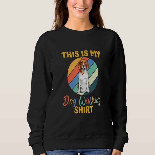 Camiseta Este É o Meu Cachorro Andando  Beagle 02 (Frente)