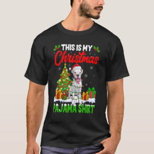 Camiseta Este É O Meu Cachorro De Boxeiro De Natal Do Pajam