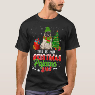 Camiseta Este É O Meu Cachorro De Pajama De Natal