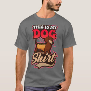 Camiseta Este É O Meu Cachorro Quente, Design, Cachorro Que