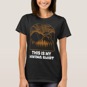 Camiseta Este é o meu campista de acampamento Hiker