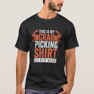 Camiseta Este É O Meu Caranguejo Pegando Não Lavar, Pesca