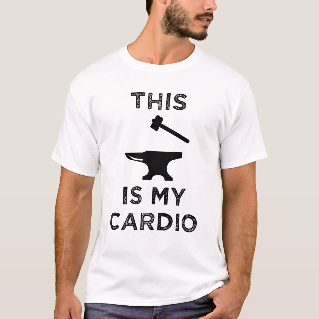 Camiseta Este É O Meu Cardio - O Artesoureiro (Frente)