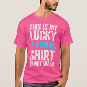 Camiseta Este É O Meu Céu Sortudo, Mergulho Não Lave