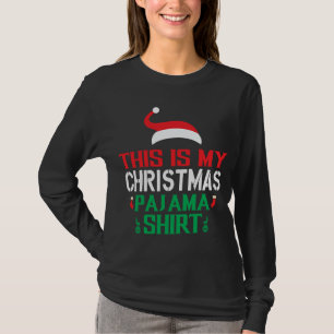 Camiseta Este é o meu chapéu de Papai noel do Pajama de Nat