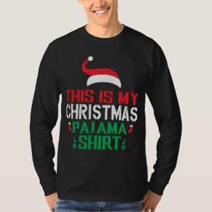 Camiseta Este é o meu chapéu de Papai noel do Pajama de Nat