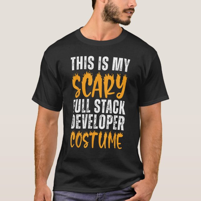 Camiseta Este É O Meu Cheio Assustador Que Desenvolveu Engr (Frente)