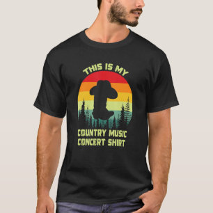 Camiseta Este É O Meu Concurso De Música Do País Vintage So