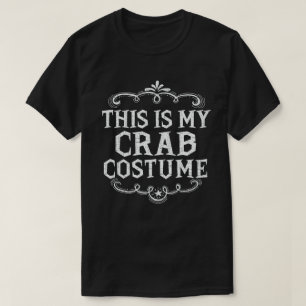 Camiseta Este É O Meu Costume De Caranguejo Engraçado Hallo