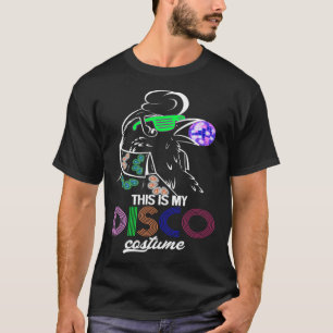 Camiseta Este É O Meu Costume De Disco Raven Rock E Roll 70
