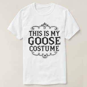 Camiseta Este É O Meu Costume De Ganso Engraçado Halloween