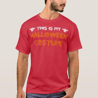 Camiseta Este É O Meu Costume De Halloween Adultos 2022 271