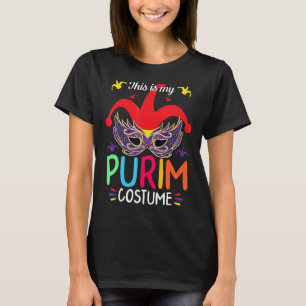 Camiseta Este É O Meu Costume De Purim Feliz Jewis De Féria