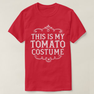 Camiseta Este É O Meu Costume De Tomate Engraçado Halloween
