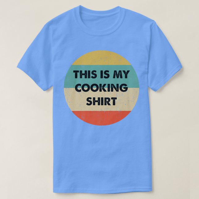 Camiseta Este É O Meu Cozinhar (Frente do Design)