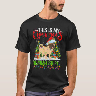 Camiseta Este É O Meu Cristo De Natal Pajama Inglês Mastiff