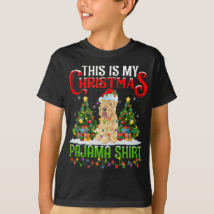 Camiseta Este É O Meu Cristo De Terrier Do Pajama De Natal
