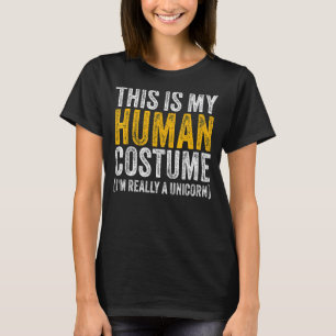 CAMISETA ESTE É O MEU CUSTO HUMANO EU SOU REALMENTE UM UNIC