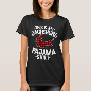 Camiseta Este É O Meu Dachshund Pajama