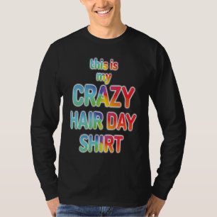 Camiseta este é o meu DIA DE CABELO DOIDO