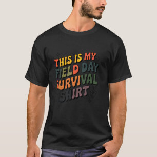 Camiseta Este É O Meu Dia De Campo Sobrevivência Escola Pro