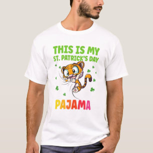 Camiseta Este É O Meu Dia de São Patrício Pajama