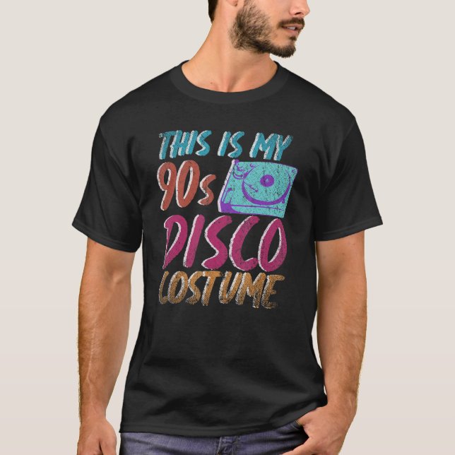 Camiseta Este é o meu disco, 90 anos, traje Vinil Music Ret (Frente)