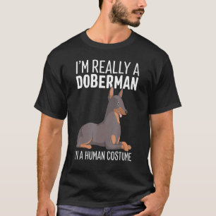 Camiseta Este é o meu disfarce de humano Eu sou um cão dobe