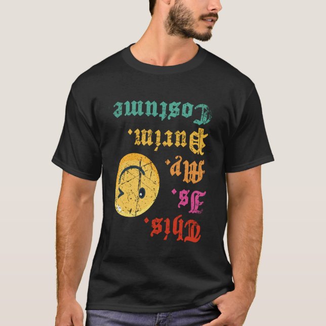 Camiseta Este é o meu disfarce de Purim engraçado (Frente)