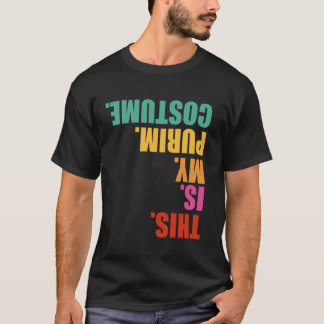 Camiseta Este é o meu disfarce de Purim engraçado