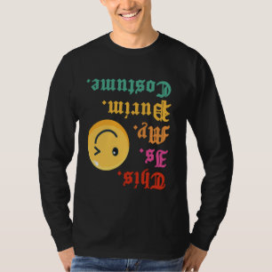 Camiseta Este é o meu disfarce de Purim engraçado