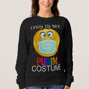 Camiseta Este é o meu disfarce de Purim máscara engraçada j
