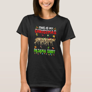 Camiseta Este É O Meu Esquadrão De Natal Do Pajama Xmas Hye