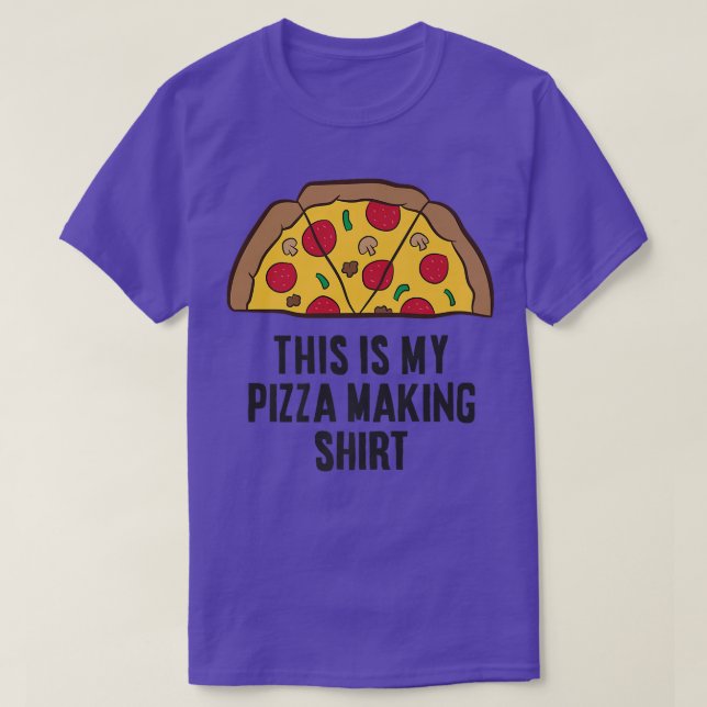 Camiseta Este É O Meu Fazer De Pizza (Frente do Design)