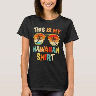 Camiseta Este É O Meu Festa De Costume Havaiano Havaí