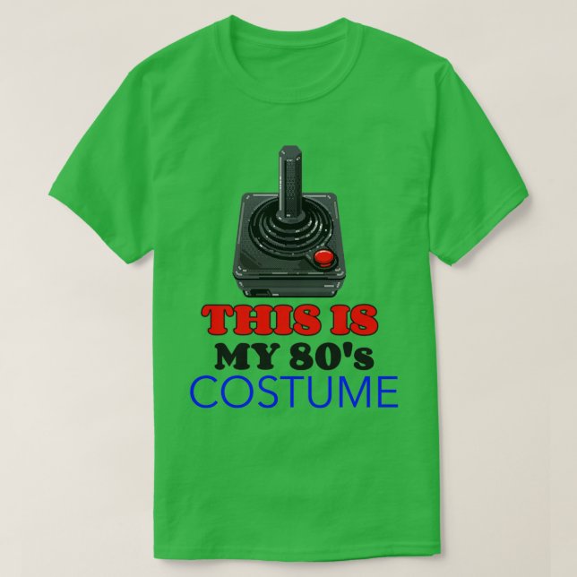 Camiseta Este é o meu Figurino 80x27s (Frente do Design)