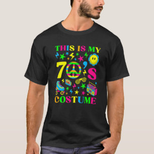 Camiseta Este é o meu Figurino de 70 Tee Groovy Peace Hallo