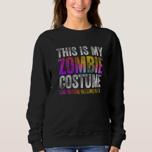 Camiseta Este É O Meu Figurino De Halloween Zombie