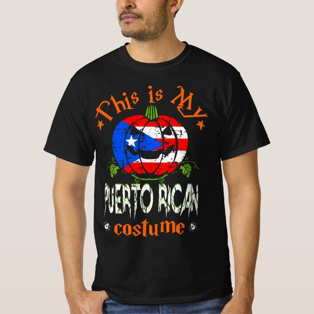Camiseta Este É O Meu Figurino De Porto Rico (Frente)