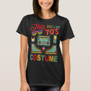 Camiseta Este é o meu Figurino dos 70 anos 70 Retro Vintage