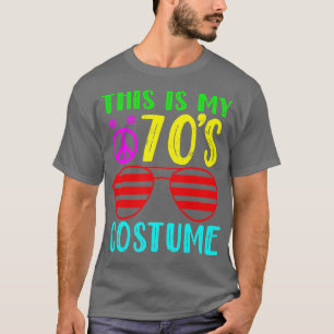 Camiseta Este É o Meu Figurino dos Anos 70 Funny Halloween 