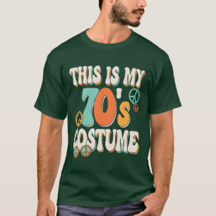 Camiseta Este é o meu figurino dos anos 70 Groovy Paz Hippi