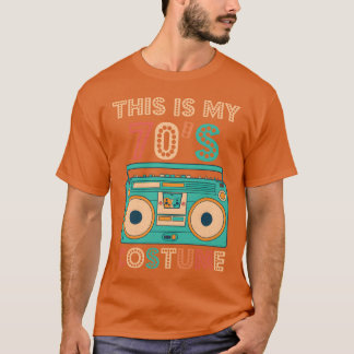 Camiseta Este é o meu figurino dos anos 70 Presente Retro V