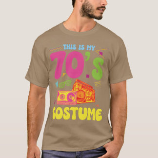 Camiseta Este É o Meu Figurino dos Anos 70 Retro Vintage Es