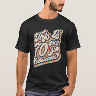Camiseta Este É o Meu Figurino dos Anos 70 Vintage Retro Ha