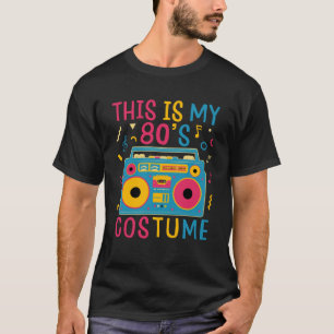 Camiseta Este é o meu Figurino dos anos 80, 1980, Partido V