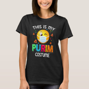 Camiseta Este É O Meu Figurino Engraçado Máscara Judaica 3