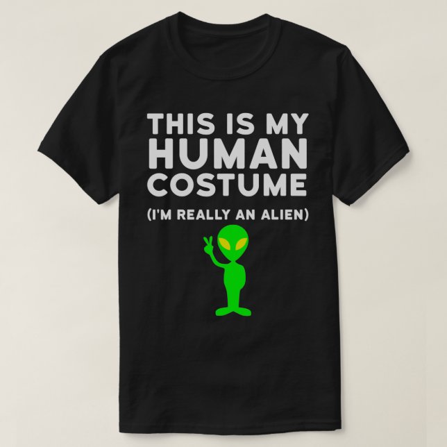 Camiseta Este É O Meu Figurino Humano (Frente do Design)